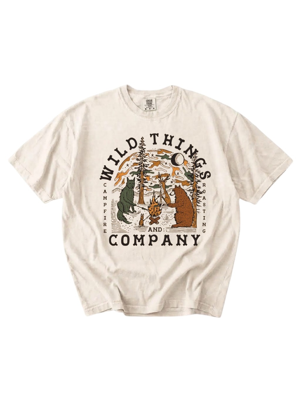 Comfort colors Wild Things & Company Graphic T-Shirt - Cream